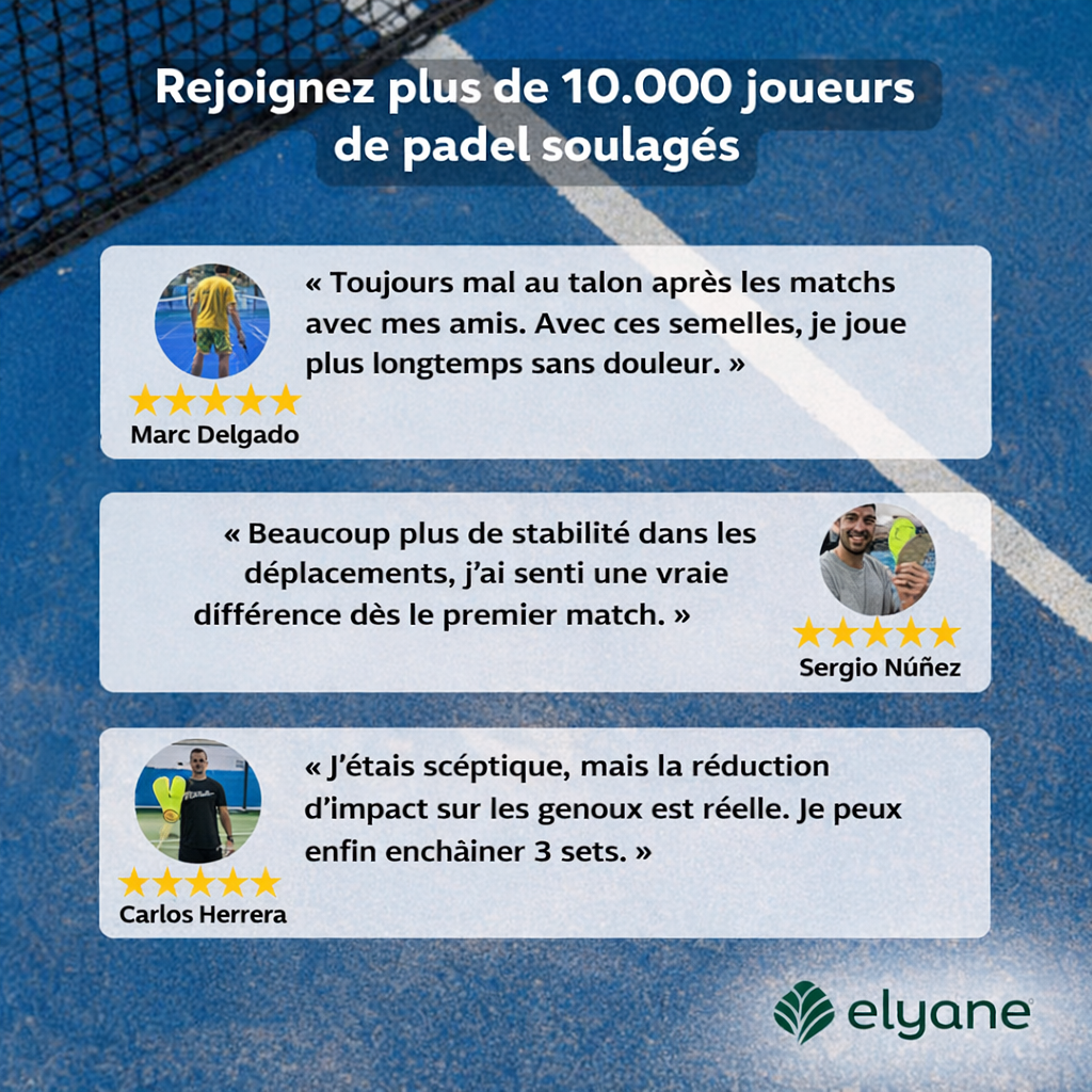 Semelle Elyane padel