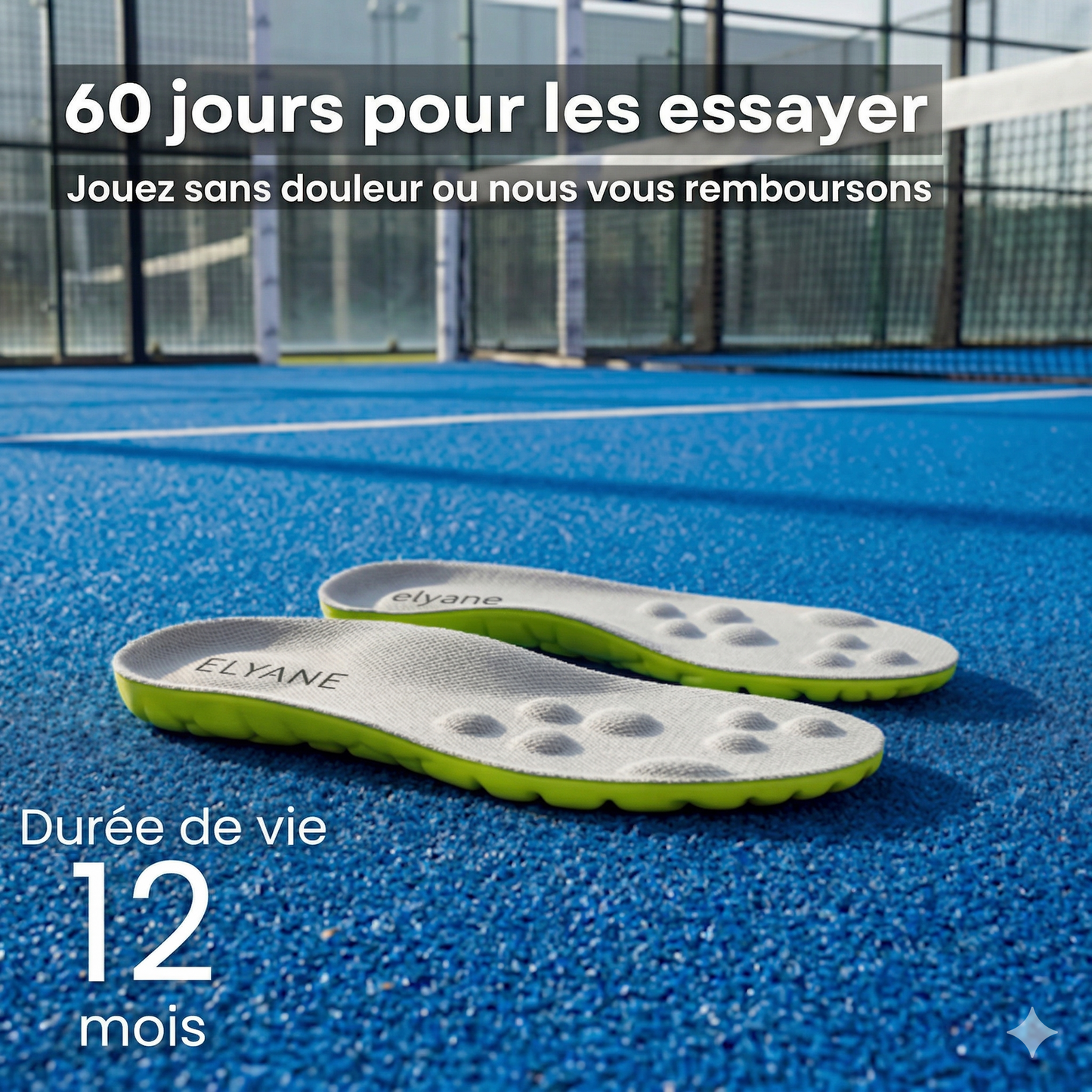 Semelle Elyane padel